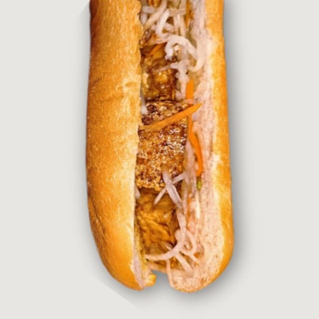 Fried Tofu Banh Mi.