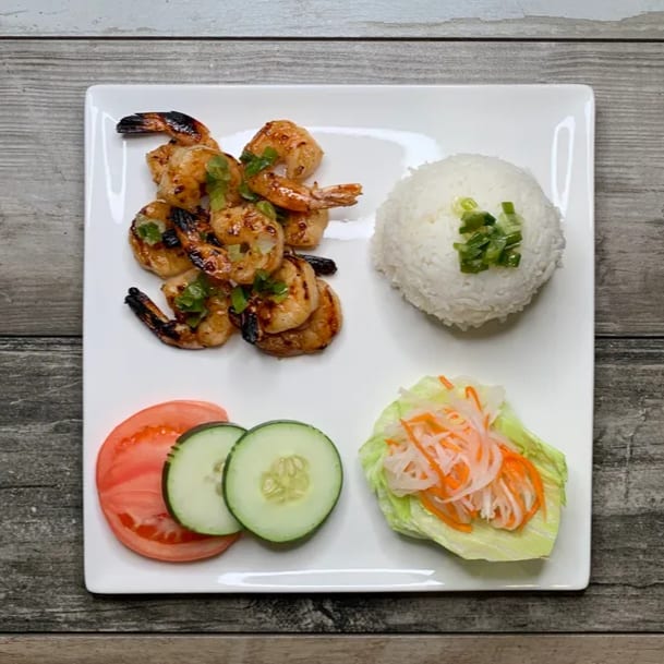 Grilled Shrimp Platter.