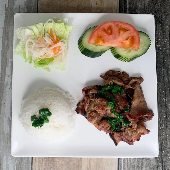 Grilled Pork Platter.